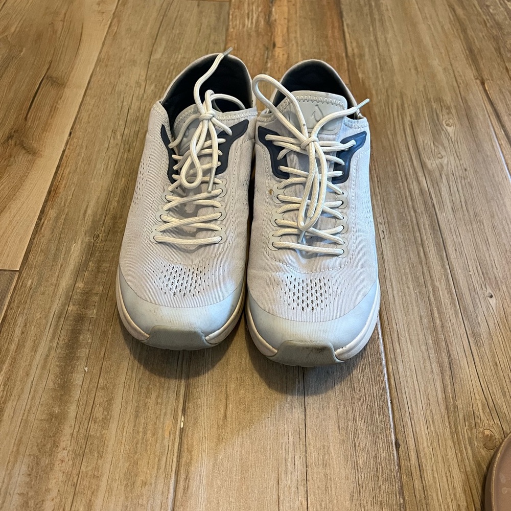OluKai Men's Sneakers - Cream and Blue